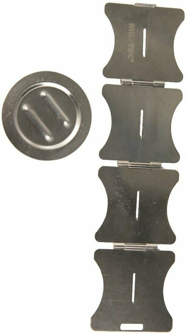 Camping Cook Stand Foldable Stove Stainless Steel With Pouch Compact Lightweight
