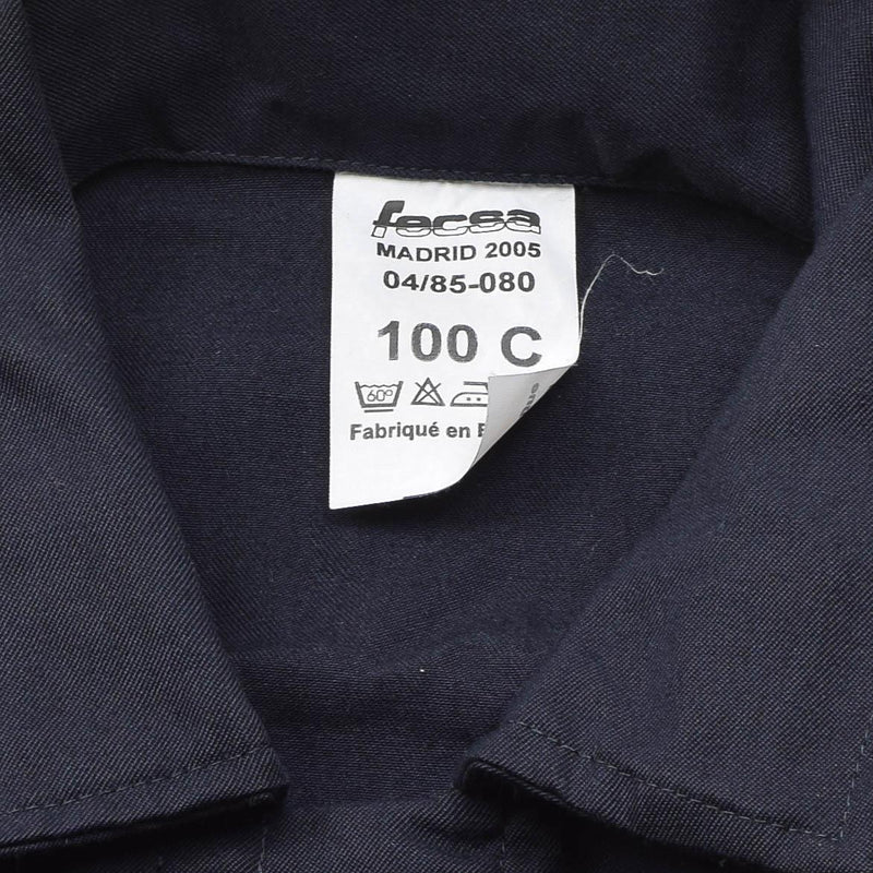 Genuine French navy coverall thermostable marine jumpsuit solid dark blue NEW