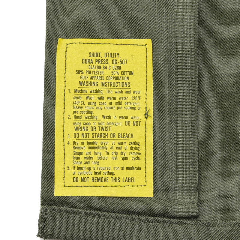 Original U.S. Military field tactical olive shirts short sleeve army fatigue NEW