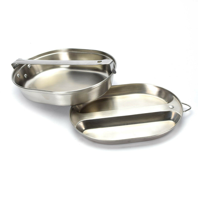 US Army mess kit stainless steel military mess tins US style eating utensils NEW