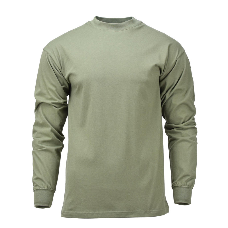 Czech Military Shirt long sleeved olive underwear 2nd layer hiking uniform NEW