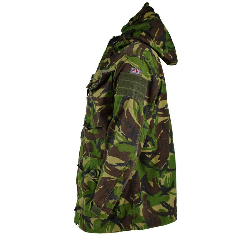 Genuine British military combat smock field jacket hooded windproof DPM camo