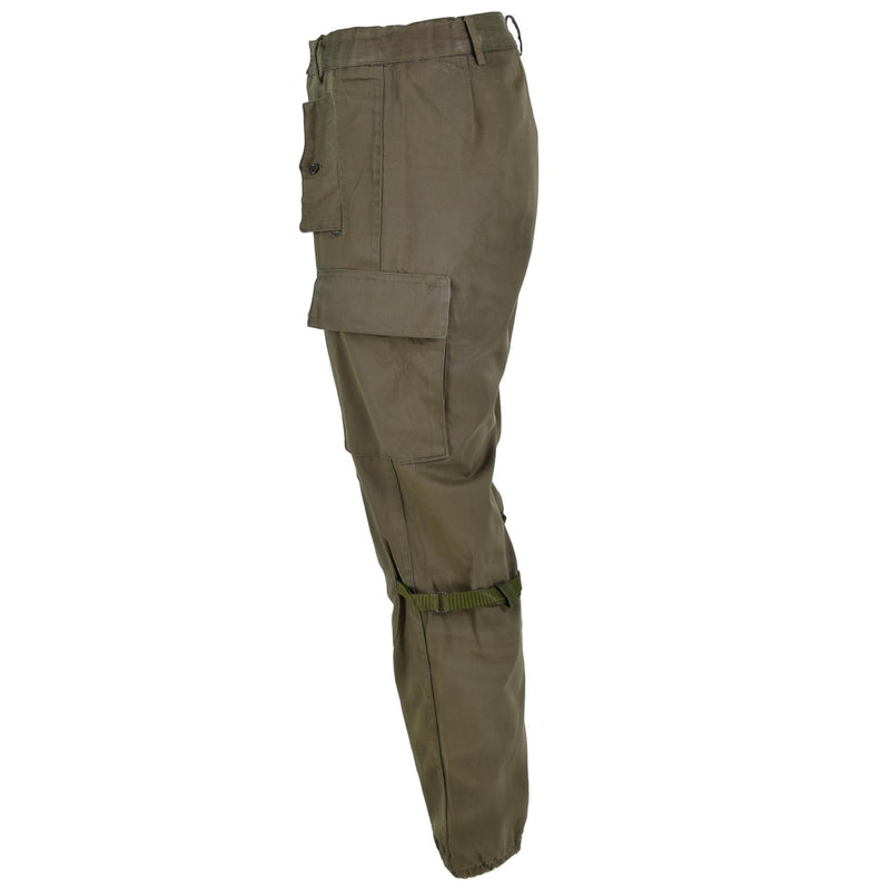 Original Italian army combat trousers BDU field troop work uniform pants OD