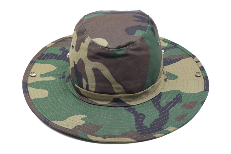 MFH Brand Military bush style hat summer panama jungle bucket cap woodland NEW