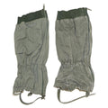 Authentic French military troops combat gaiters OD olive military surplus