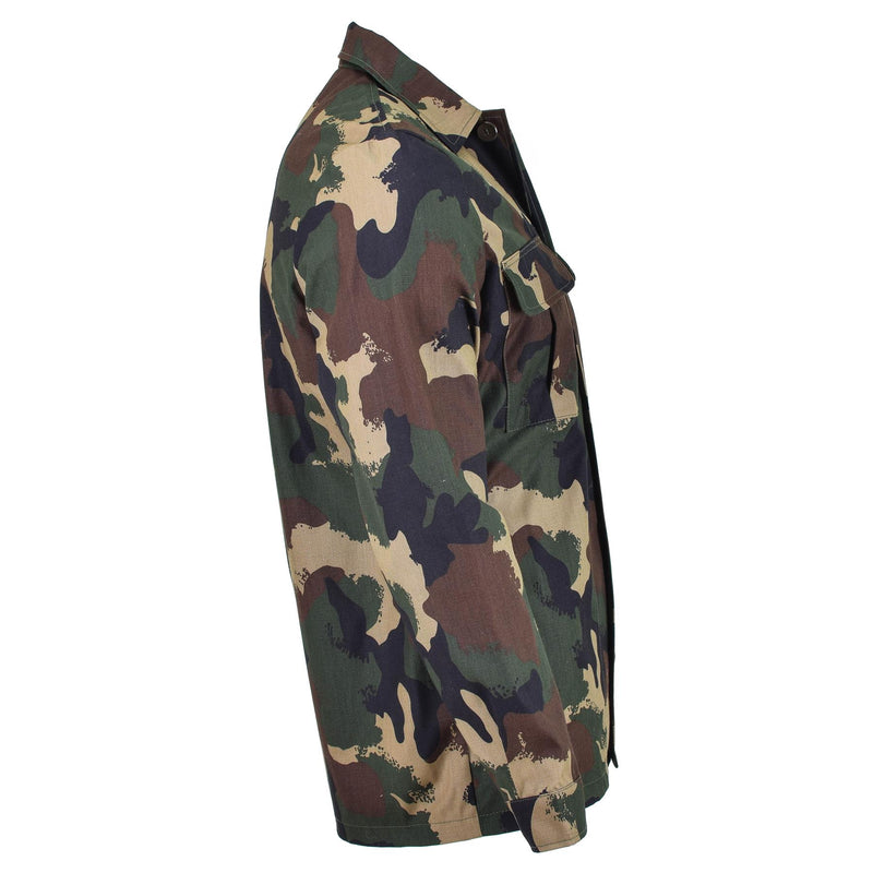 Original Hungarian Army Combat Field Blouse Camo Shirt Military Surplus NEW