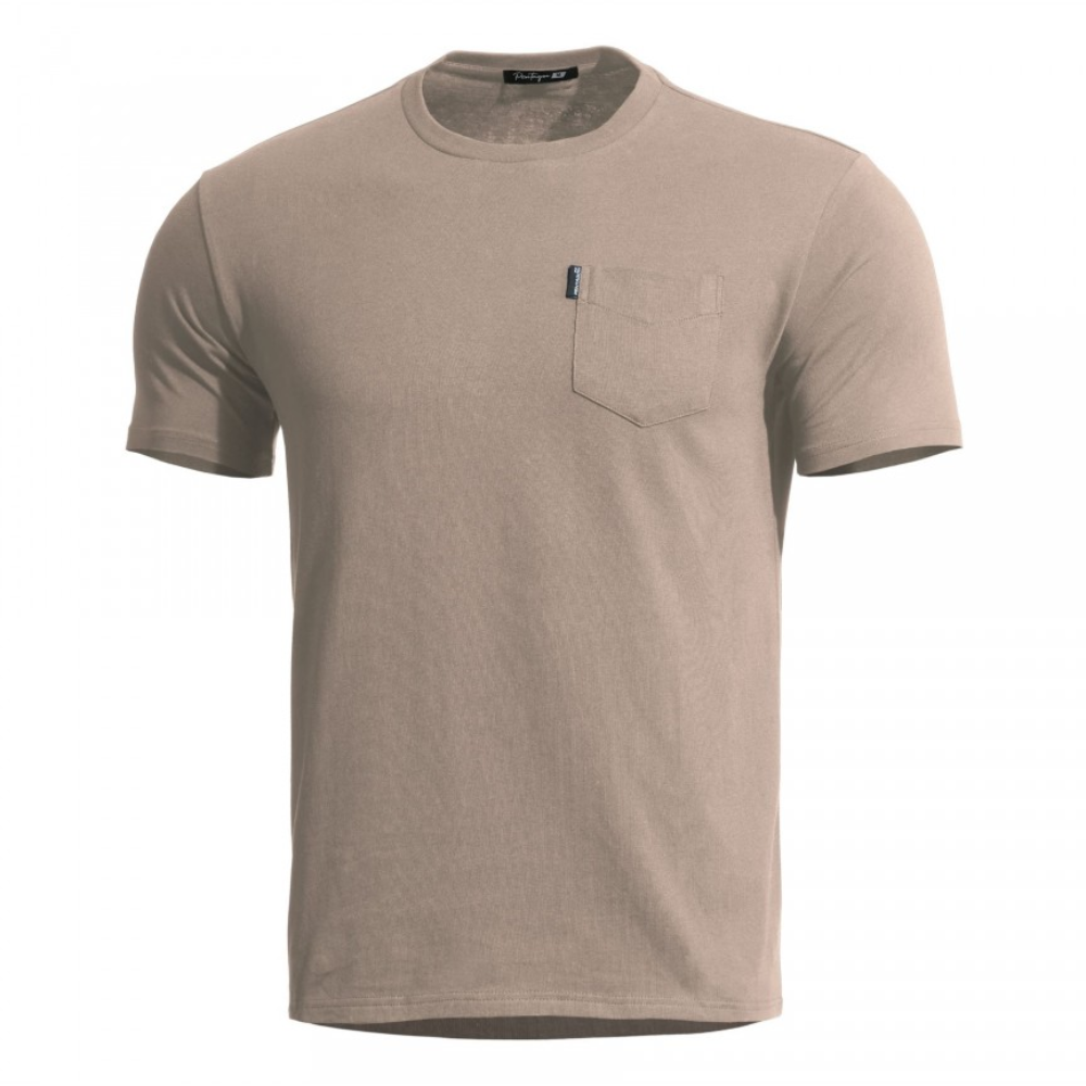 Pentagon Ageron Classic T-Shirt Sleek Low Profile Design Tactical Outdoor Khaki