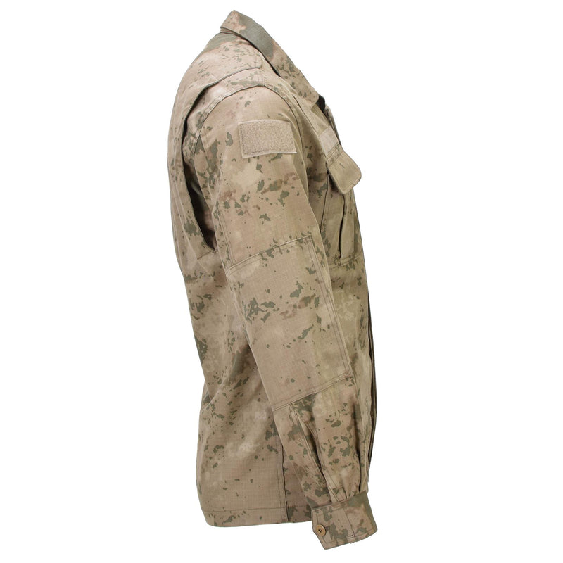 Genuine Turkish Army Uniform Jacket RipStop Reinforced Elbows M2018 Camo