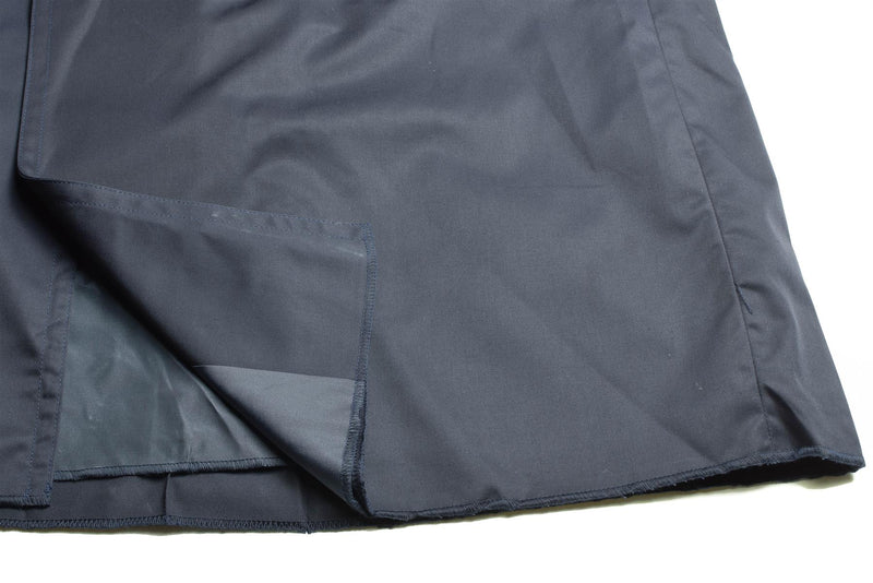 Genuine French Military Rain Coat Army Air Force Trench coat Blue Waterproof