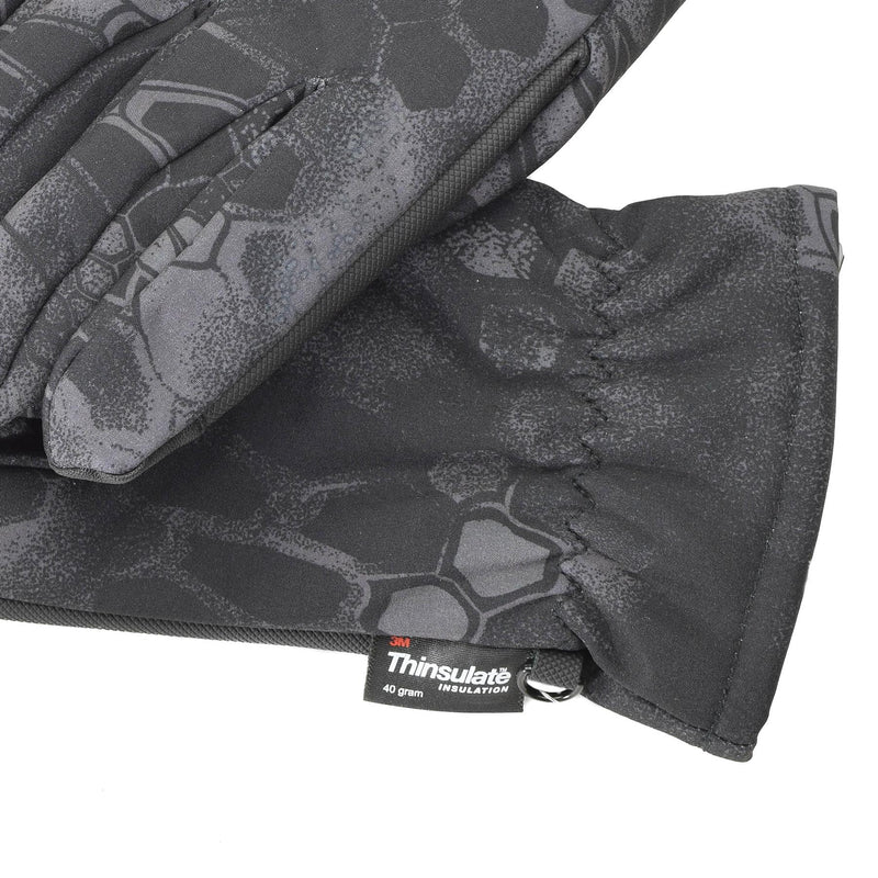 Mil-Tec Gloves Men Softshell THINSULATE™ lining Mandra Camo Winter tactical gear