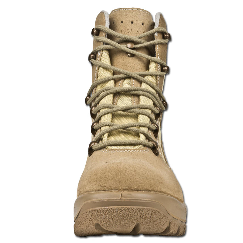 Original German military tactical boots waterproof khaki rubber round sole NEW