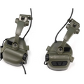 EARMOR M16A ARC Helmet Rail Adapter PLUS Series Hearing Protector Coyote Brown