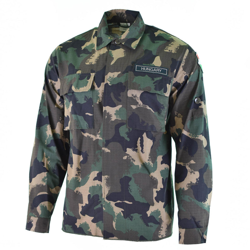 Genuine Hungarian army shirt m90 4 color camouflage long sleeve military NEW