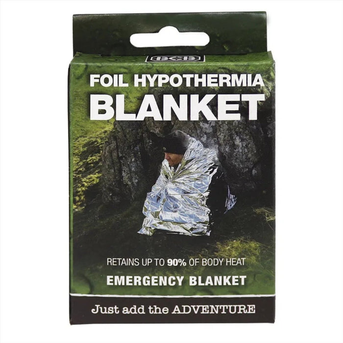 BCB Hypothermia Space Blanket 84x54 Compact Lightweight Emergency Blanket - GoMilitar