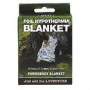 BCB Hypothermia Space Blanket 84x54 Compact Lightweight Emergency Blanket