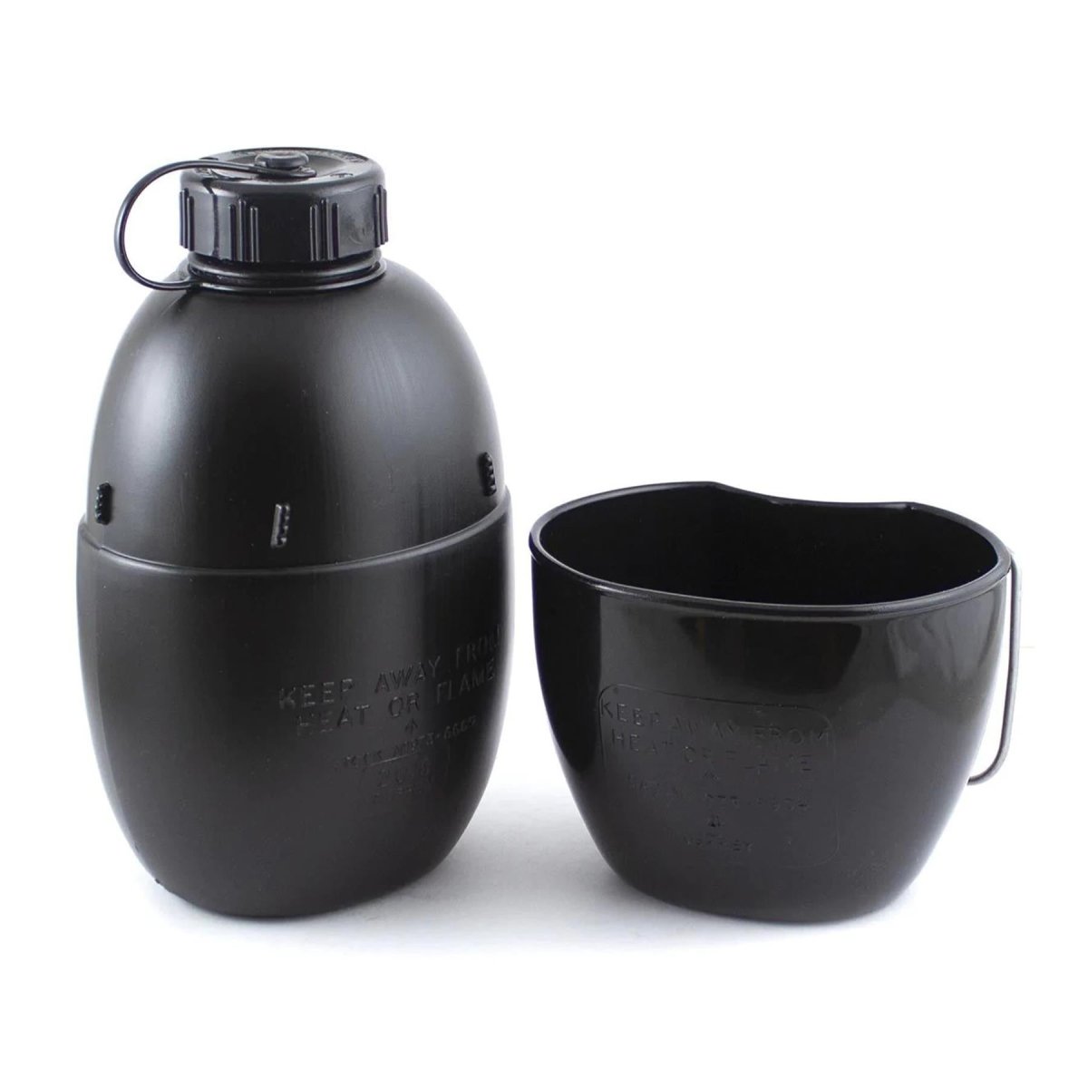 BCB Multi-Fuel Cooking System NATO flask aluminum stove set canteen black pouch