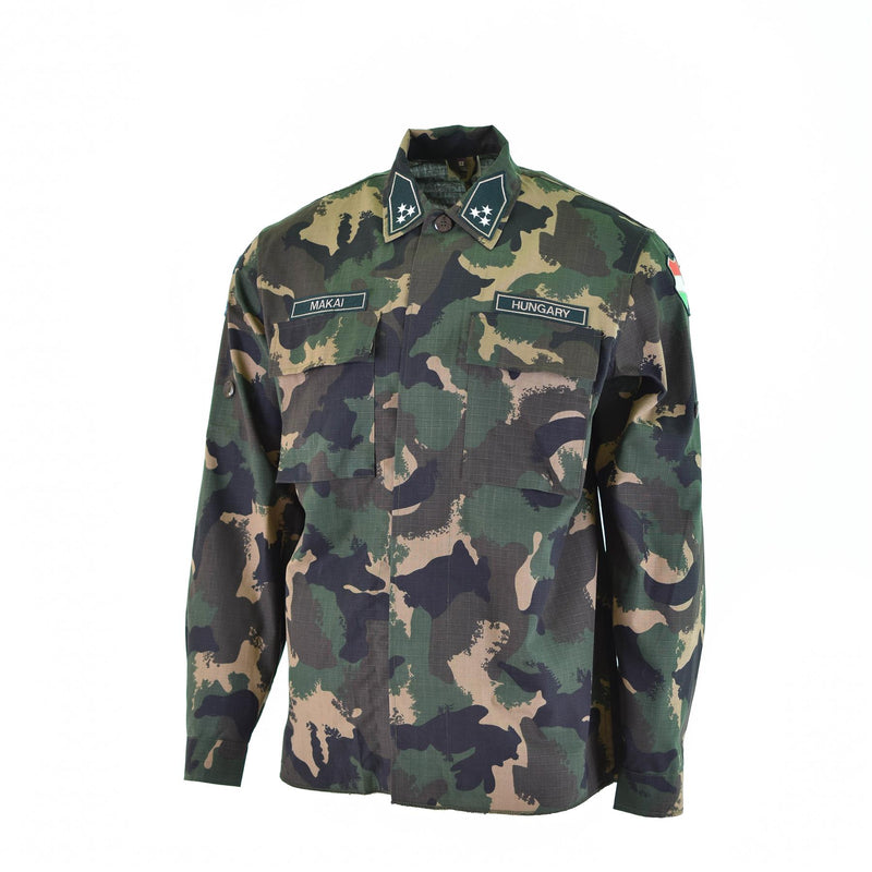 Genuine Hungarian army shirt m90 4 color camouflage long sleeve military NEW