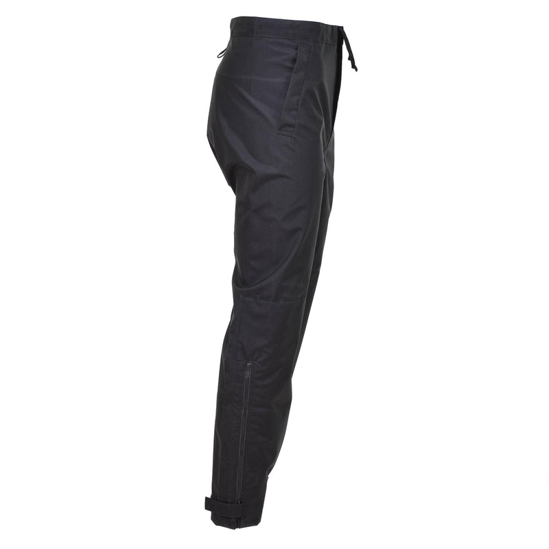 Genuine British Metropolitan police trousers waterproof outdoor rain pants black
