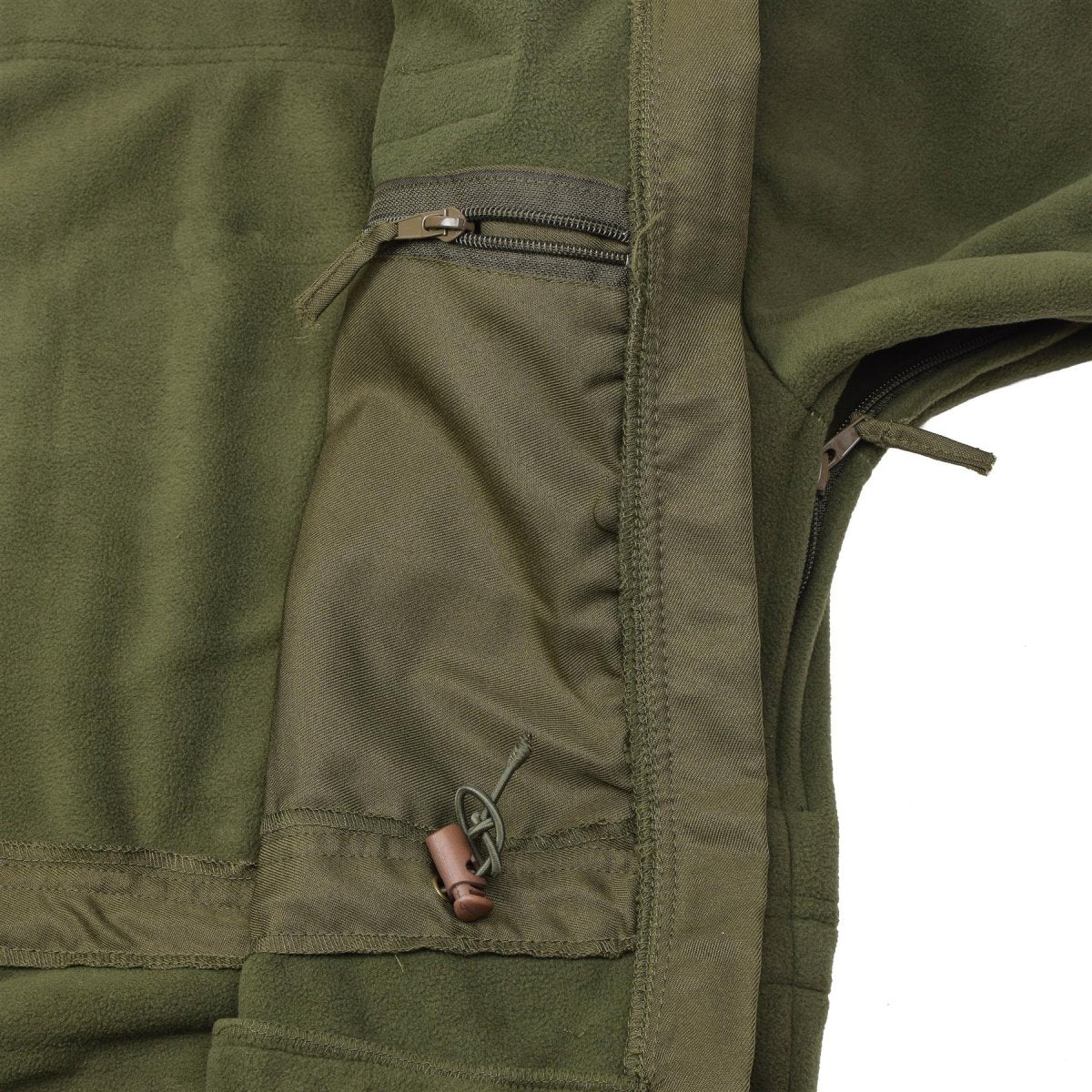 Blochl Brand Austrian Military style fleece jacket high neck full zip breathable