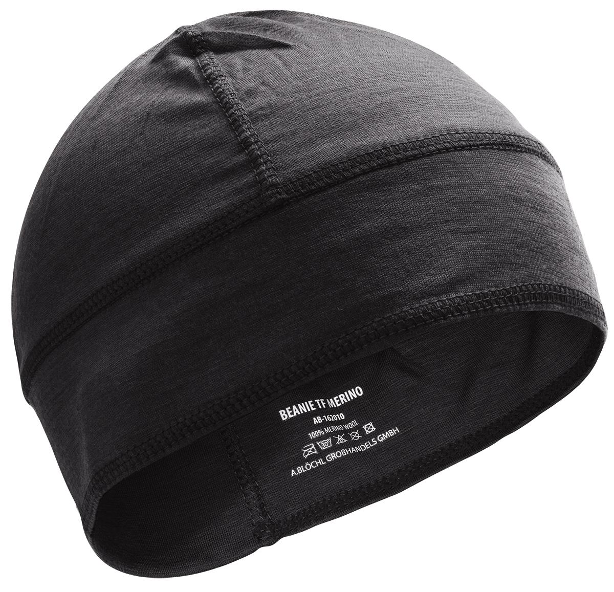 Blochl Brand Military style beanie merino wool breathable watch hat black NEW