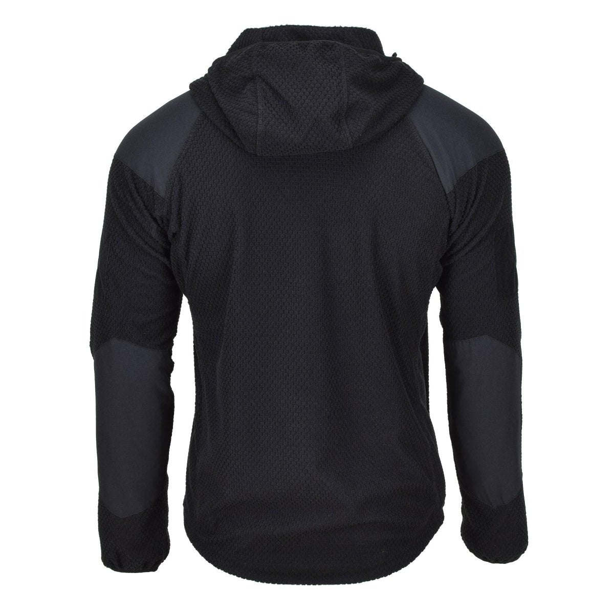 Blochl Brand Military style thermal jacket fleece hooded reinforced black NEW