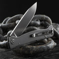 Boker Plus Atlas SW Folding Pocket Knife 12C27 Blade Stainless Steel Handle