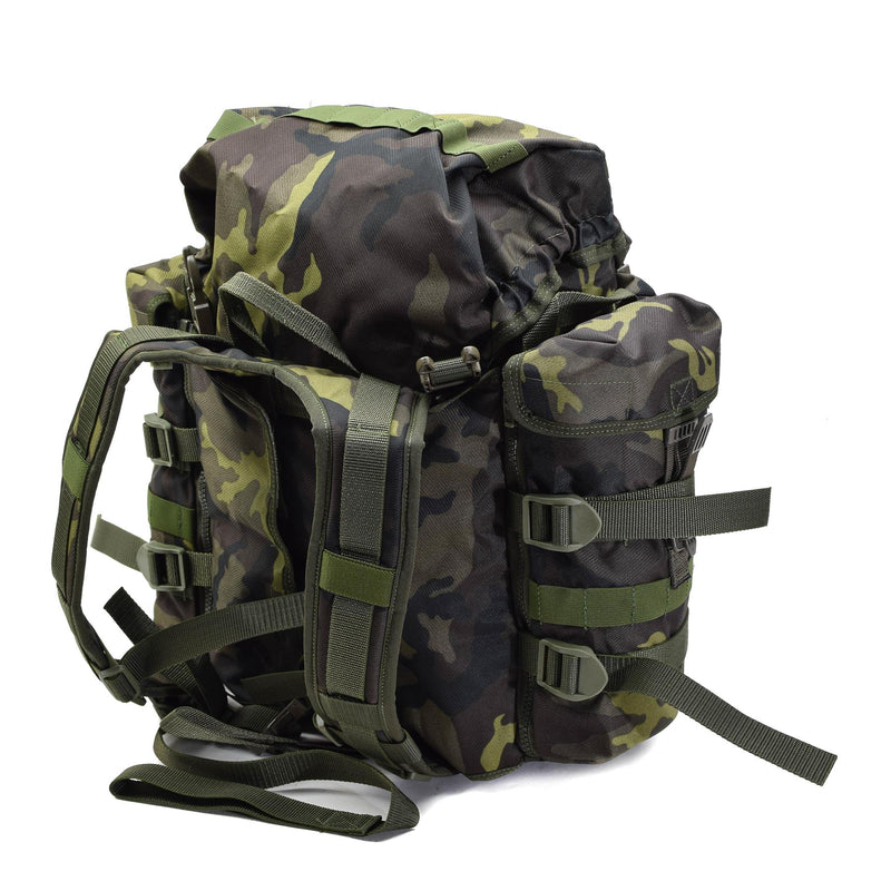 Original Czech Republic military molle backpack quick release woodland camo 30l