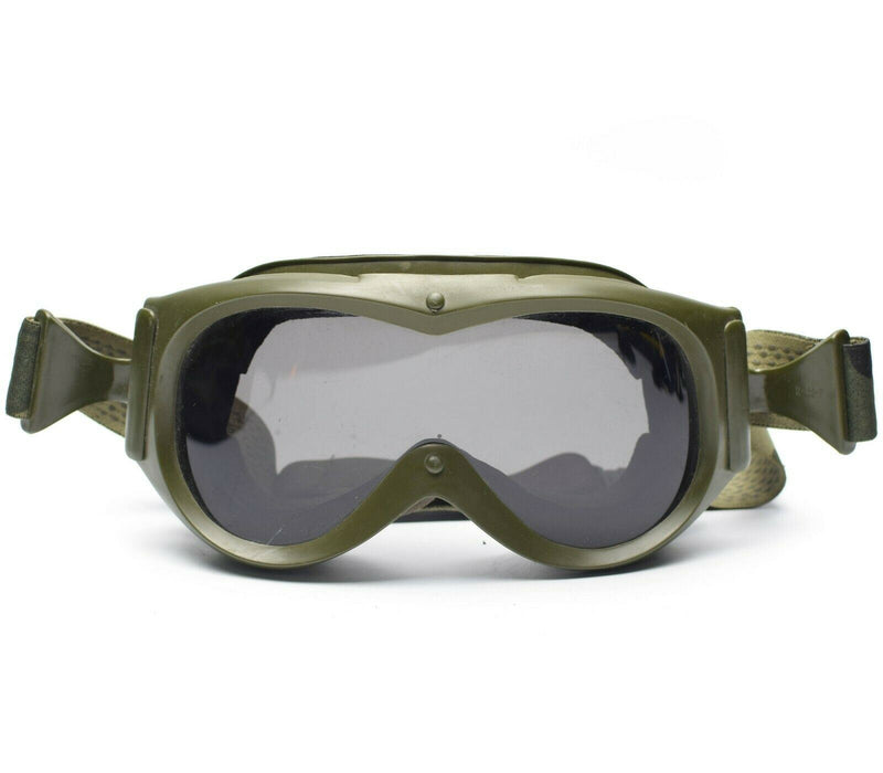 Genuine French army tanker goggles eye protection glass military sun sand wind