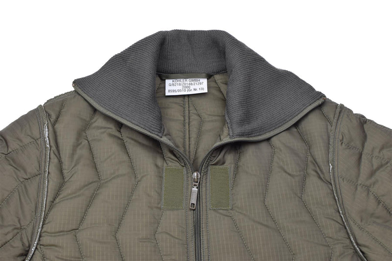 Original German Military coverall quilted liner winter jumpsuit lining olive NEW
