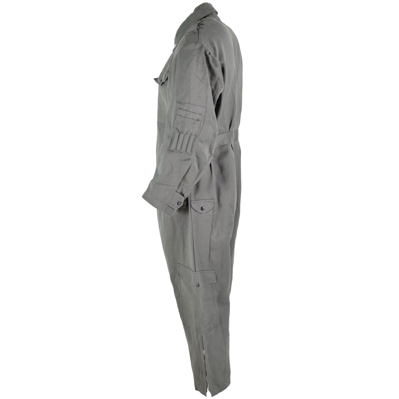 Original Italian air forces workwear coverall durable material overall green