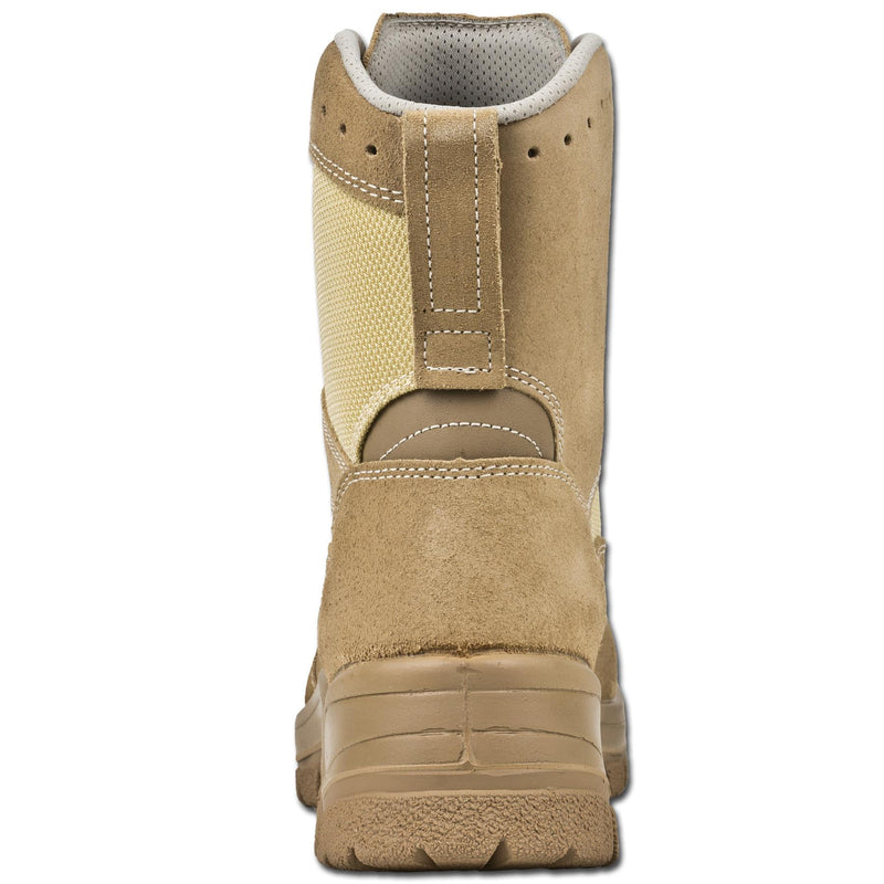 Original German military tactical boots waterproof khaki rubber round sole NEW