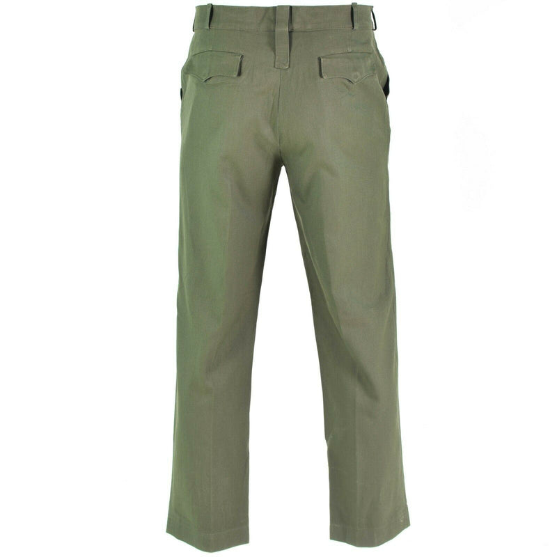 Original Portuguese army field combat pants olive green military pants Portugal