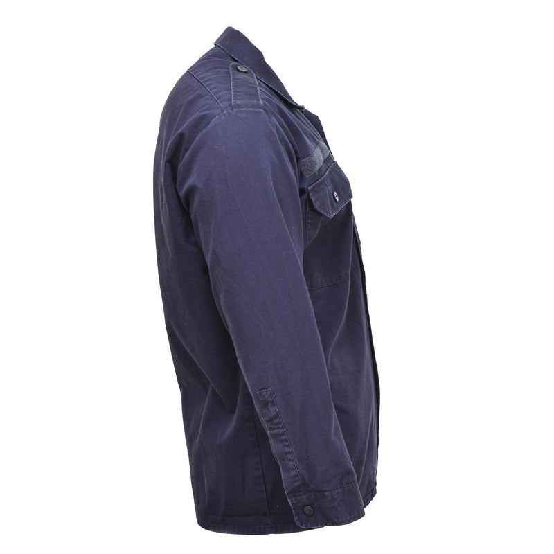 Genuine Dutch army shirts long sleeves uniform jacket navy blue military surplus