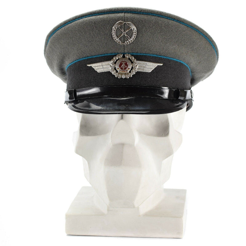 Original East German NVA army visor cap Air forces military peaked hat NEW