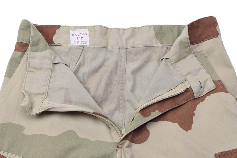 Original French Military pants F2 desert camo pants reinforced army BDU trousers
