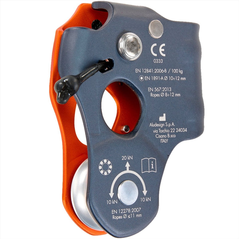 Climbing Technology CRIC Progress Capture Pulley Aluminum Stainless Steel Orange