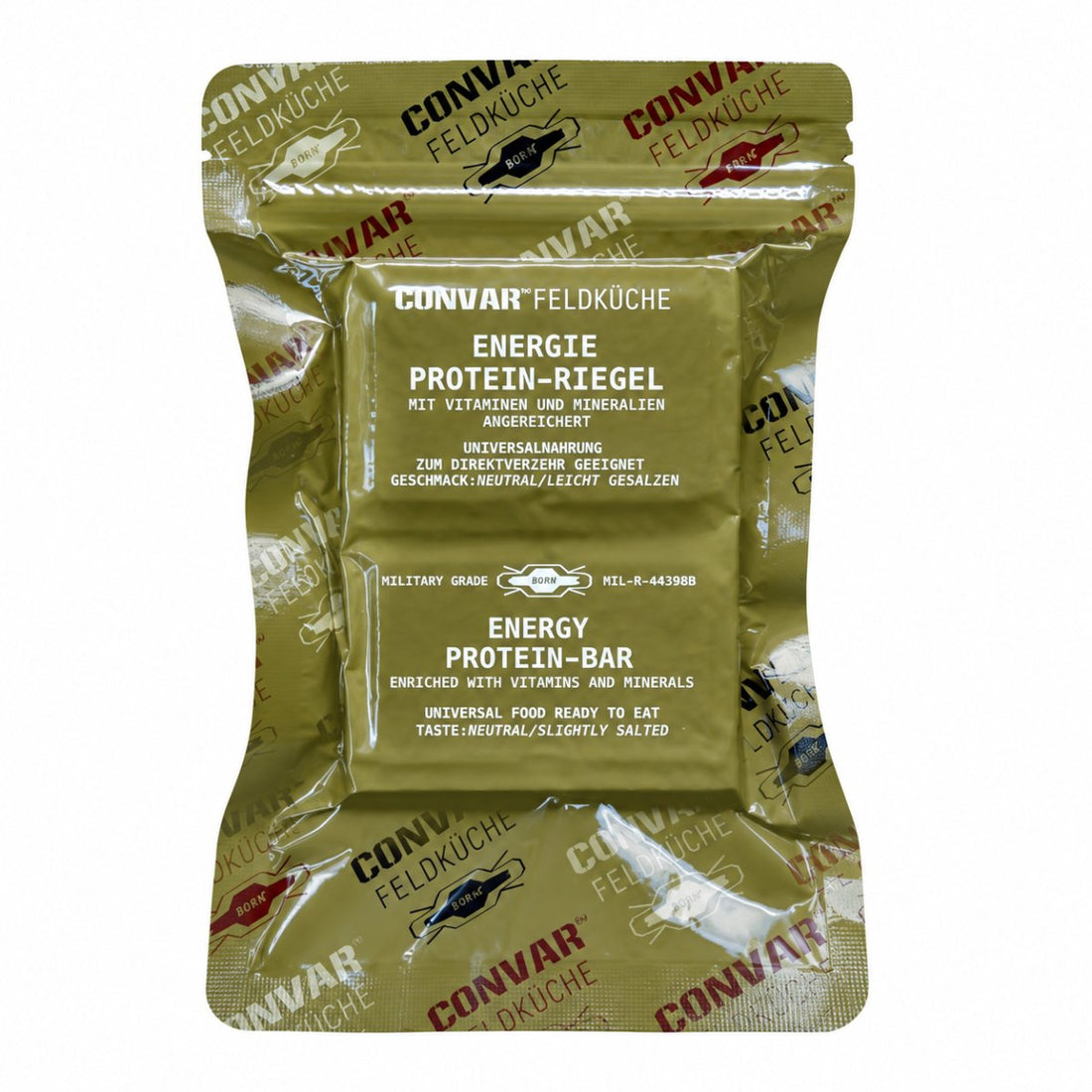 CONVAR Feldküche Energy Protein Bar Military Grade 10-Year Shelf Life 120g