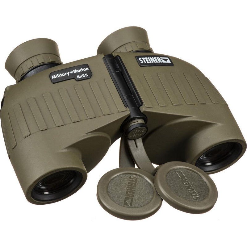 Steiner Binoculars Military Marine 8x25 Olive Rugged Auto Focus Hunting Optics