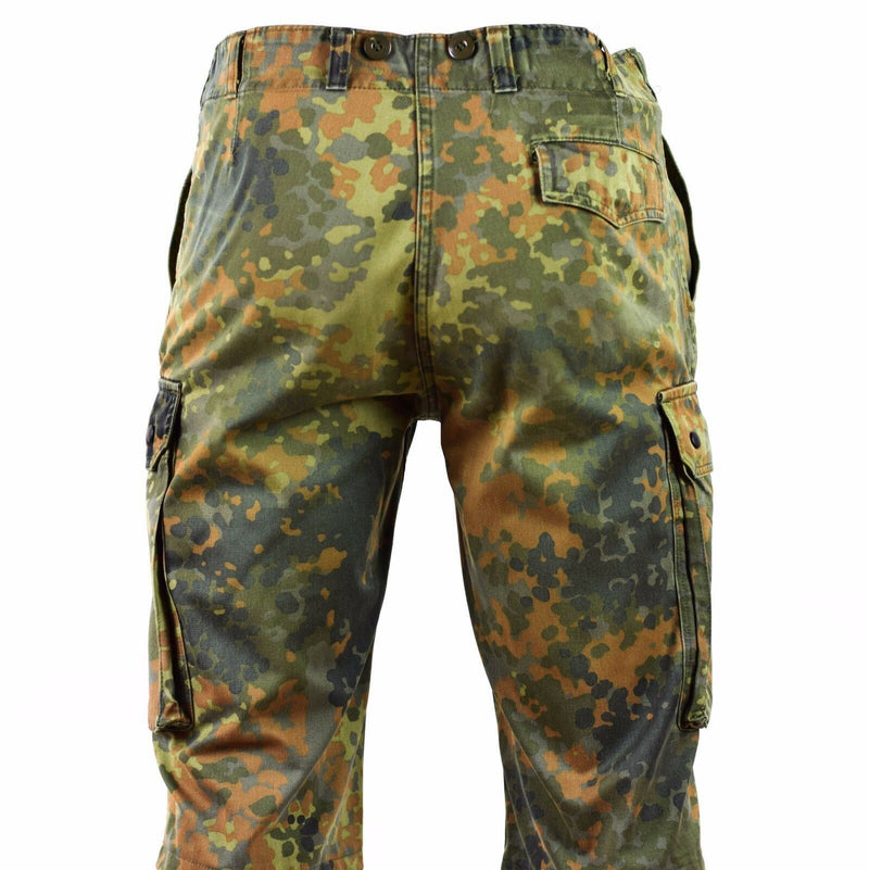 Original German army shorts combat field flecktarn camouflage bermuda