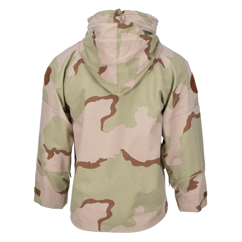 Original Hungarian Army rain jacket combat camouflage desert waterproof hooded