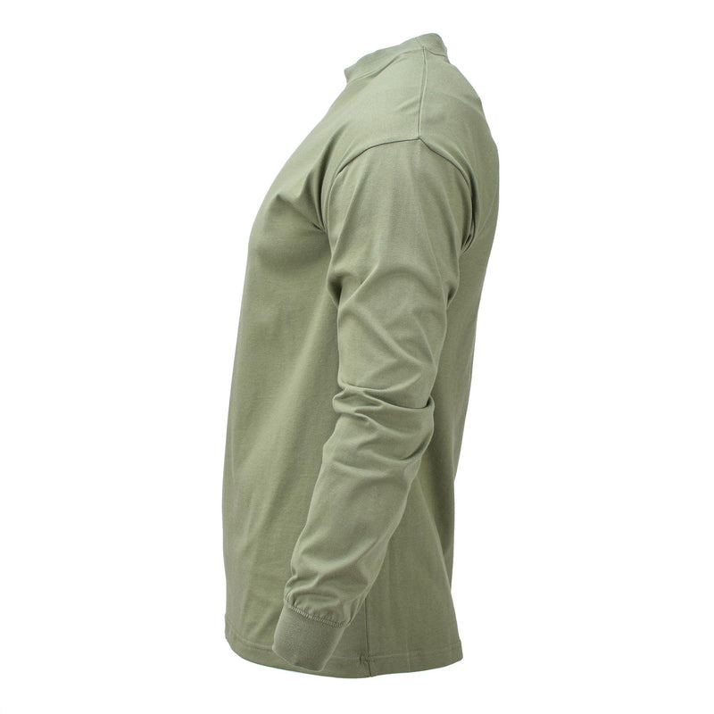 Czech Military Shirt long sleeved olive underwear 2nd layer hiking uniform NEW