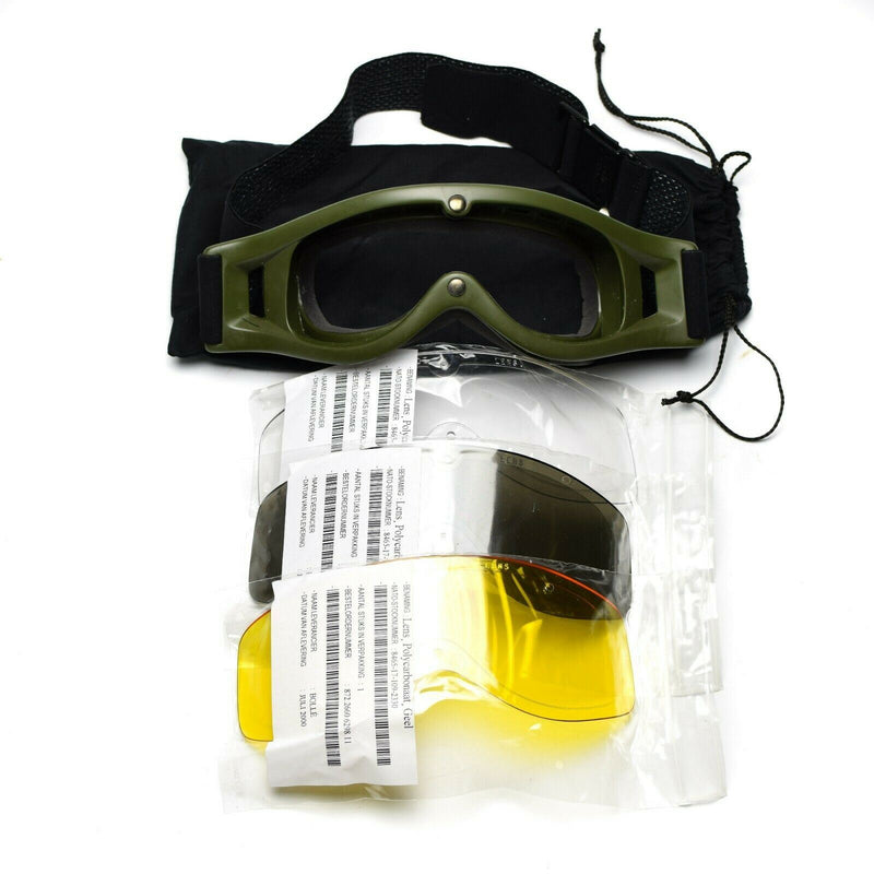 Genuine Dutch army goggles eye protection glass military sun sand wind NEW