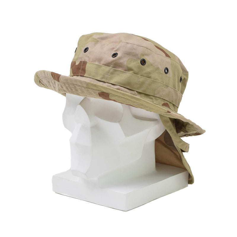 Genuine Dutch army boonie hat DPM desert camouflage cap wide brim summer hat