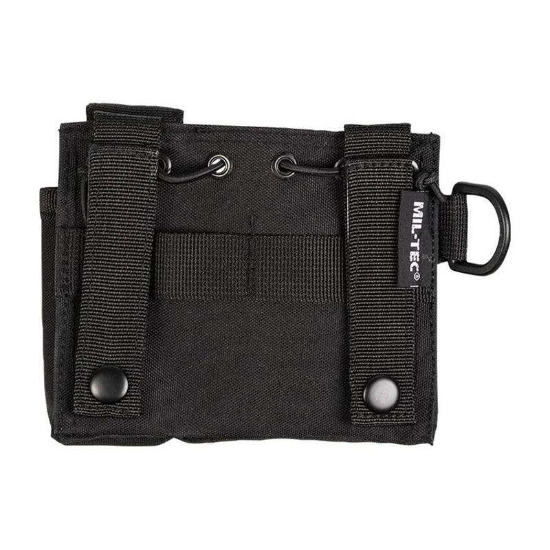 MIL-TEC administrative items pouch flashlight pen notebook molle pocket black