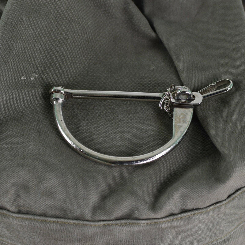 Genuine German army sea sack duffel bag w shoulder straps large w lock backpack