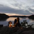 Primus EasyLight Gas Lantern 490 Lumens Camping Hiking Outdoor Glass Light