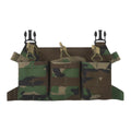 Direct Action Skeletonized Triple 308 Flap Magazine Pouch Woodland Camo
