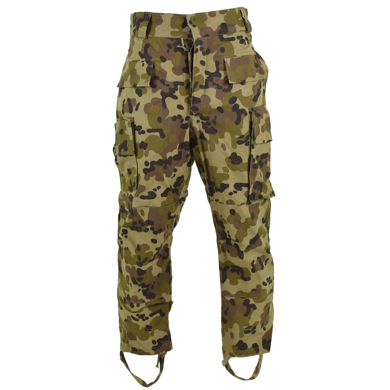 Original Romanian field troops pants fleck pattern camouflage BDU trousers NEW