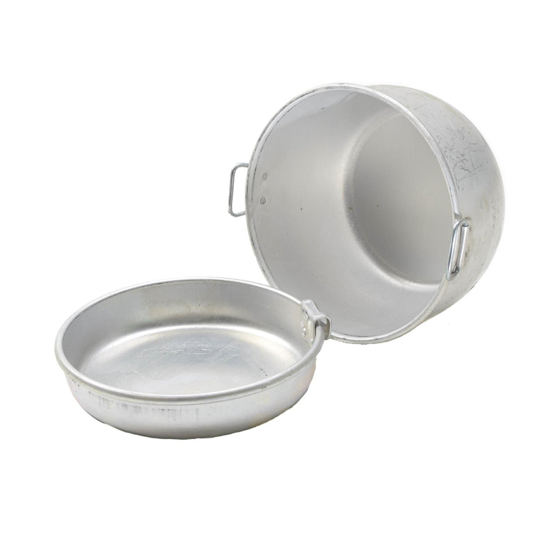Original Bulgarian Military vintage mess kit hiking camping firepit pot pan NEW