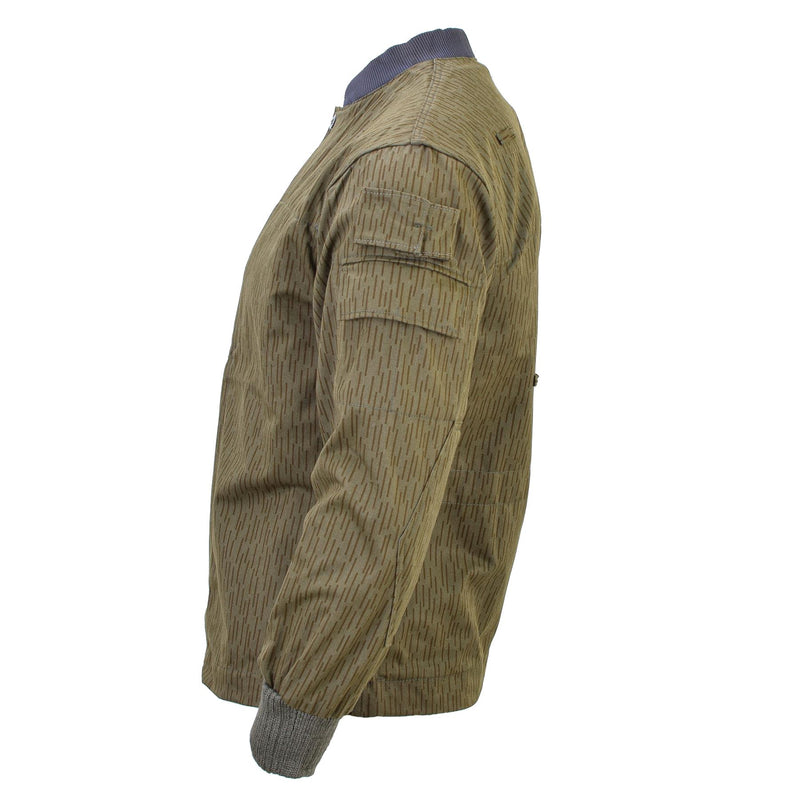 Original German Military NVA strichtarn camo jacket vintage combat field uniform